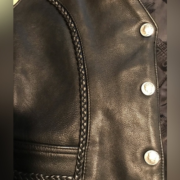 Pro Rider Leather Vest - Picture 4 of 7